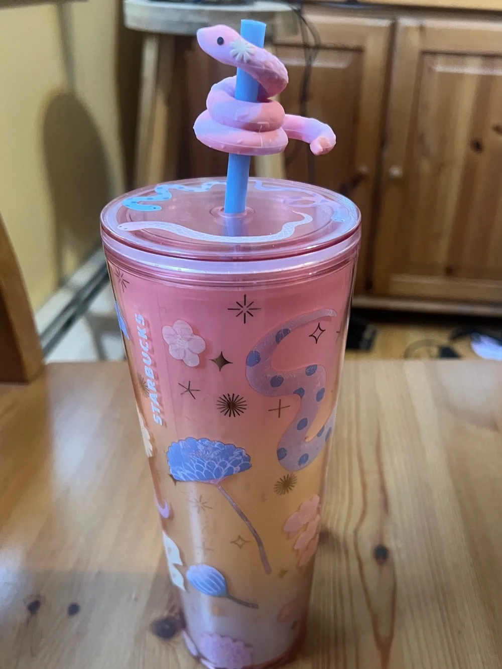 Starbucks Lunar New Year 2025 Year of the Snake Tumbler, specifically the 24 oz